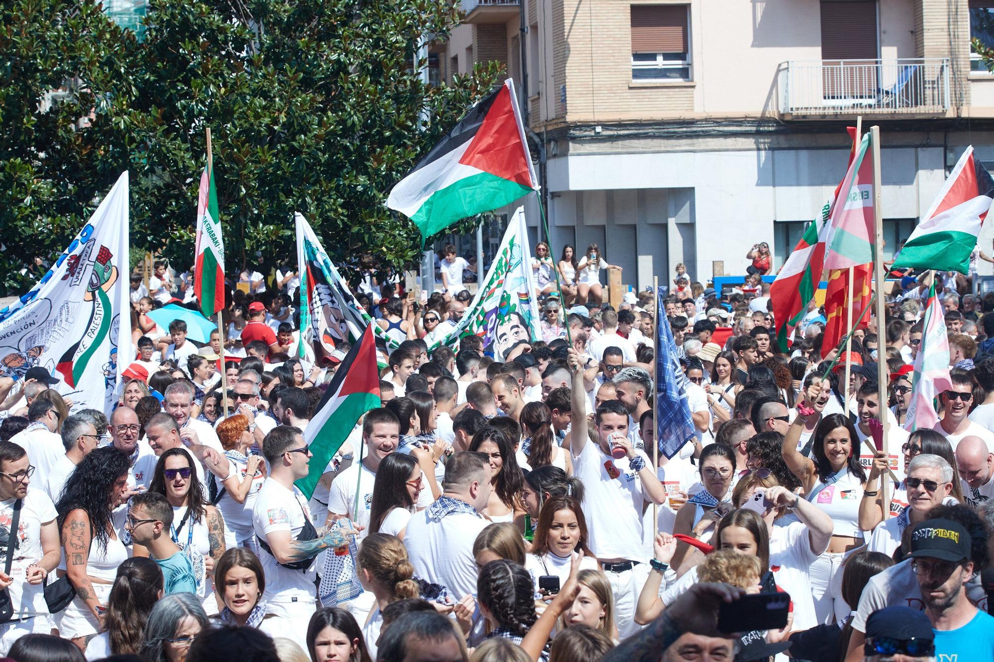 Fotos del chupinazo de Burlada