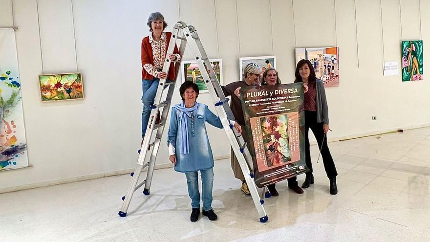 La exposición ‘Plural y diversa’ pone el broche de oro al Seminario de Artes Plásticas de Igorre