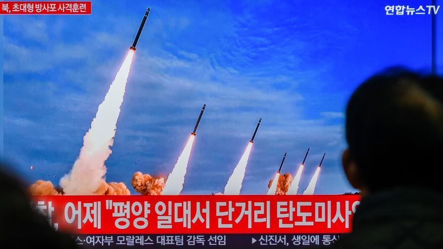 Corea del Norte dispara misiles balísticos hacia el mar de Japón en una nueva prueba de fuerza