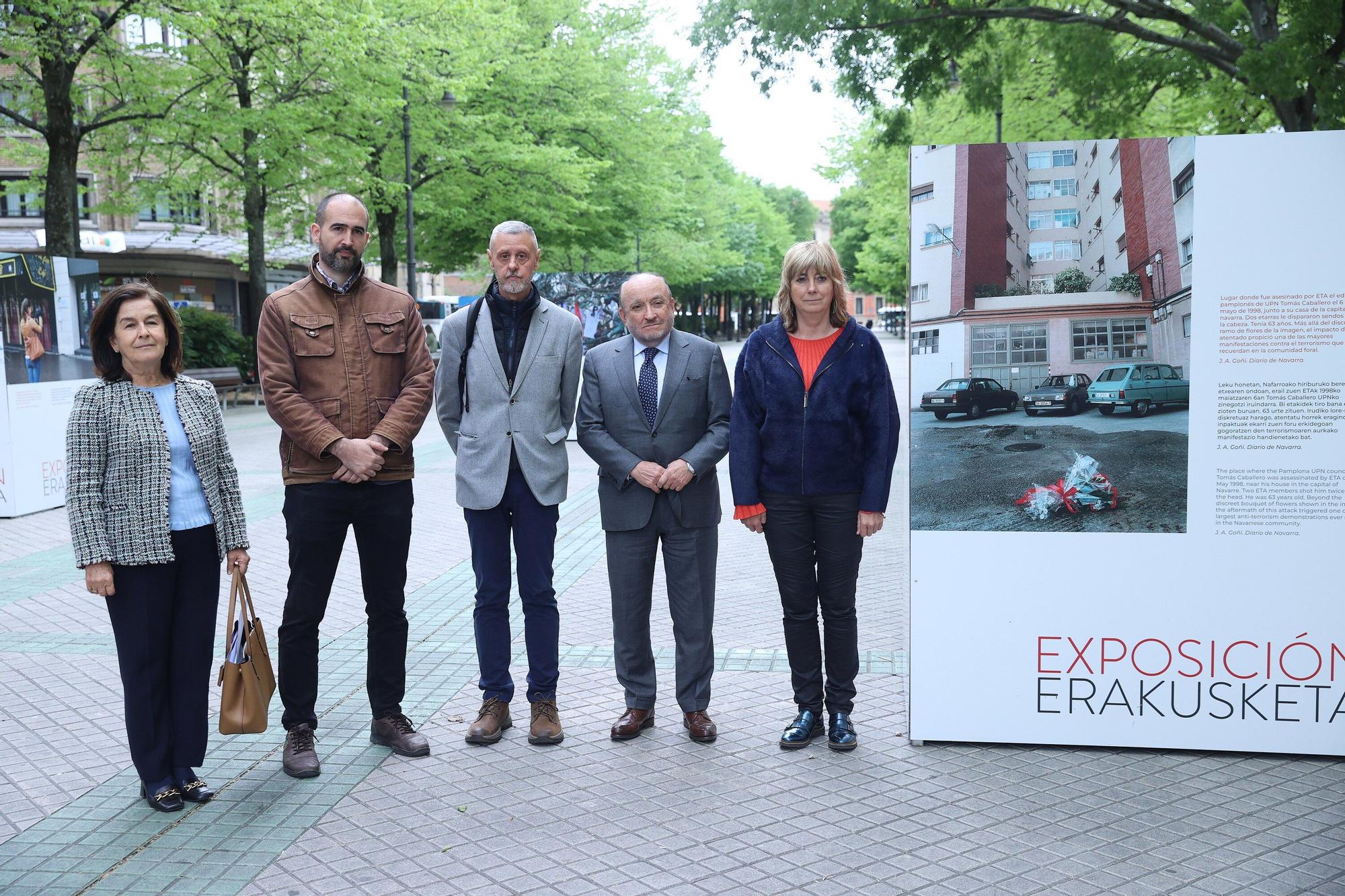 Exposición en Pamplona sobre los homenajes ciudadanos espontáneos a las víctimas de terrorismo en el mundo