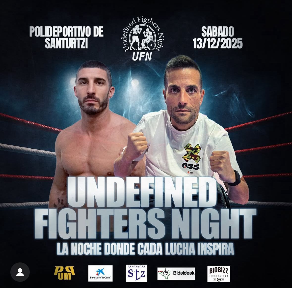 Cartel de la velada Undefined Fighters Night