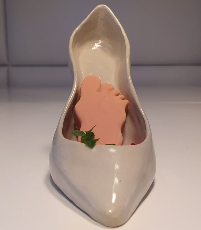 Detalle de la vajilla