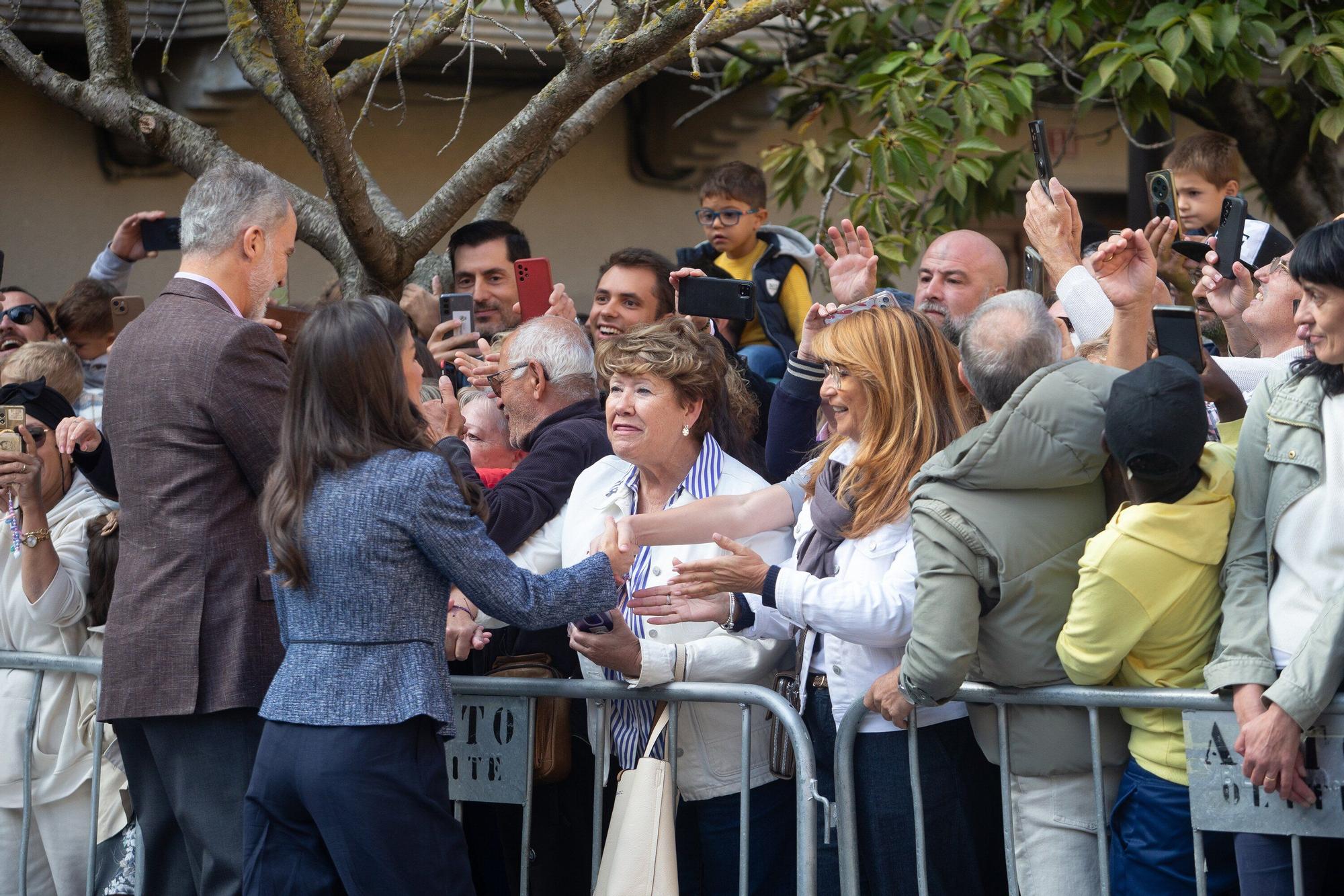 Fotos de la visita de los Reyes a Olite y Tudela