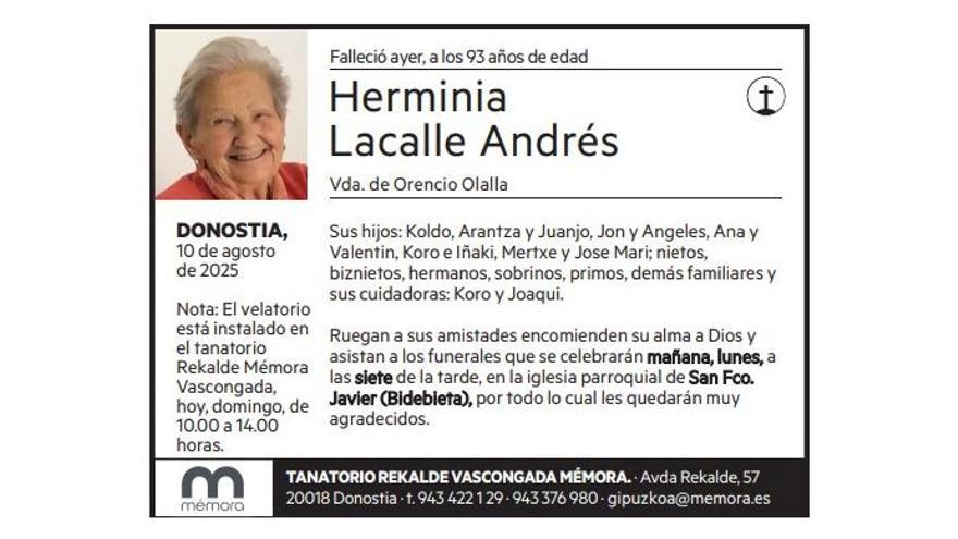 Herminia Lacalle Andrés