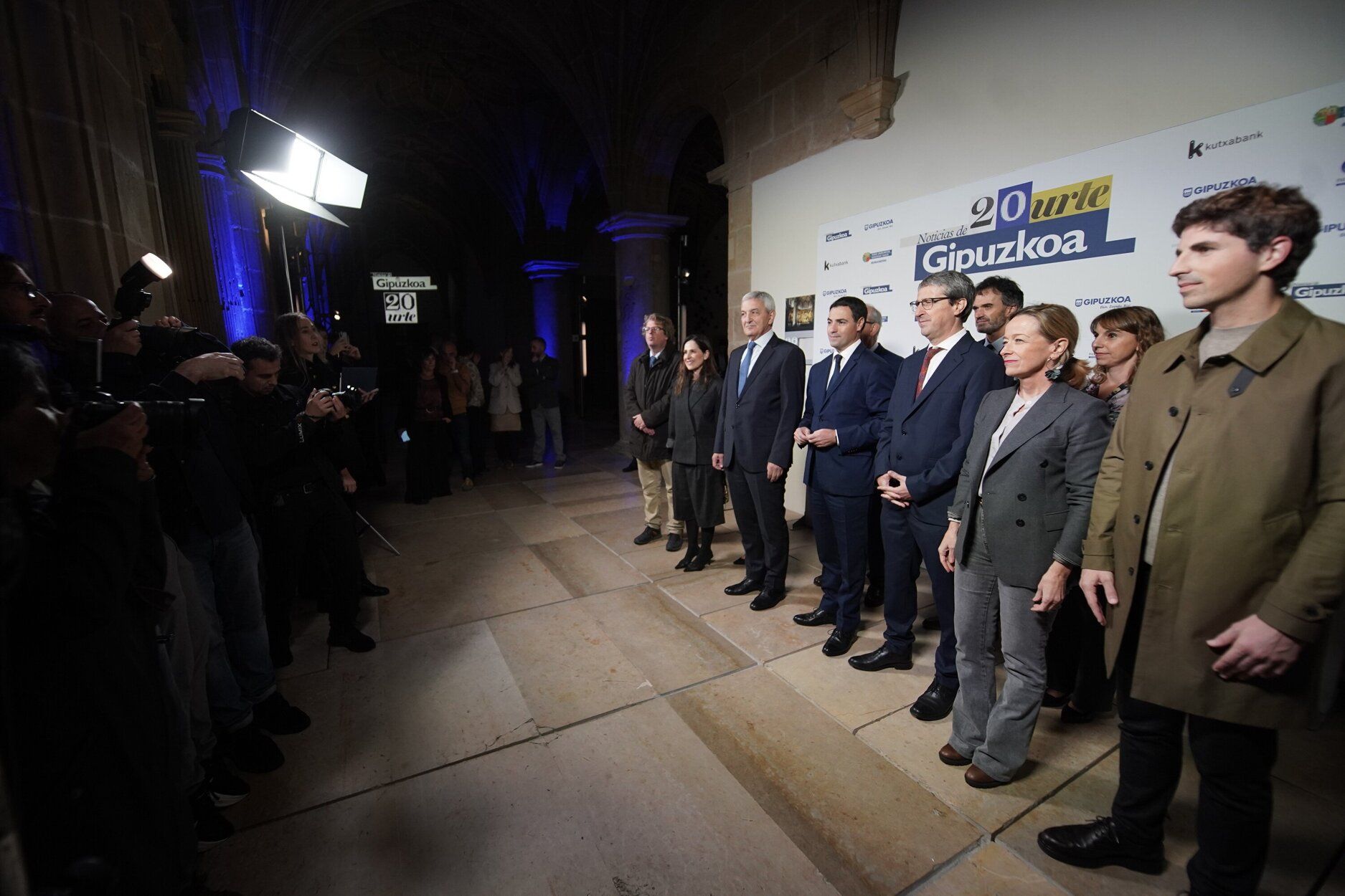 Xabier Ezeizabarrena, Bakartxo Tejeria, Iñaki Alzaga, Imanol Pradales, Eduardo Iribarren, Eider Mendoza y Jon Insausti