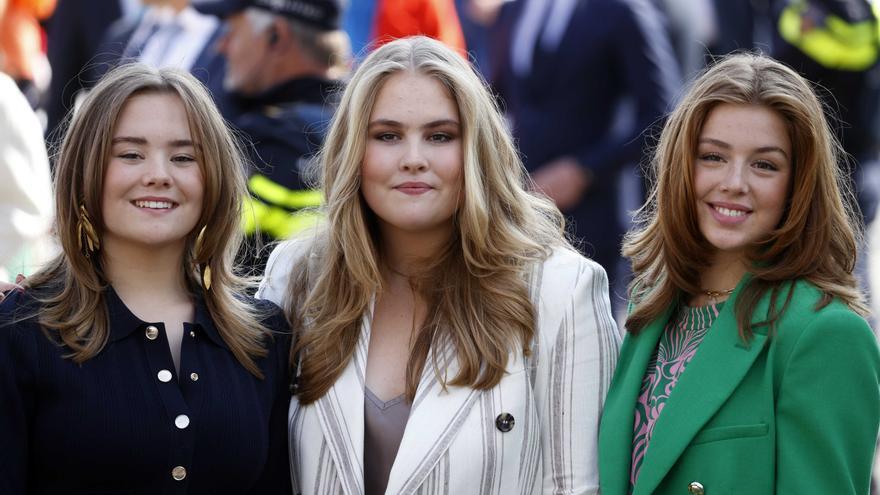 Frustran un plan de ataque con hachas contra las princesas Amalia y Alexia de los Países Bajos