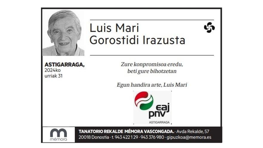 Luis Mari Gorostidi Irazusta