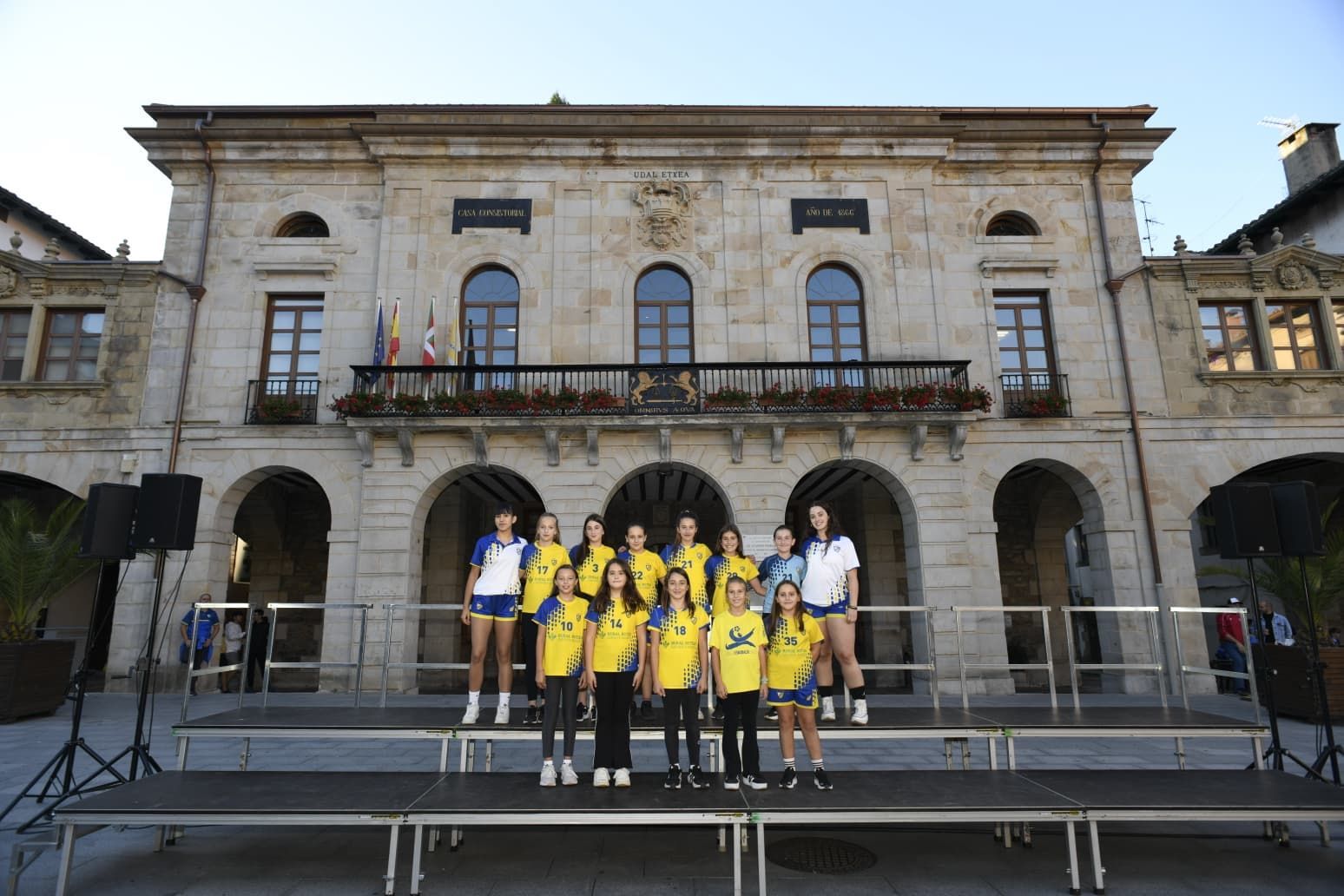 Presentación de los clubes deportivos de Urretxu y Zumarraga