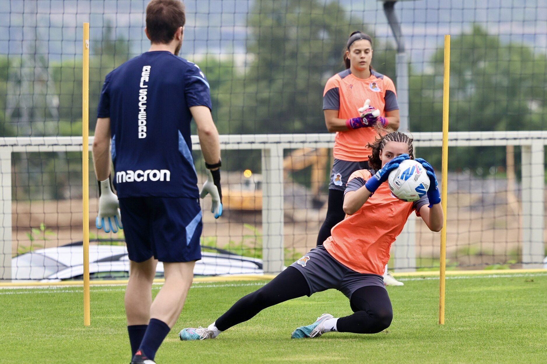 Primer entrenamiento de la Real femenino
