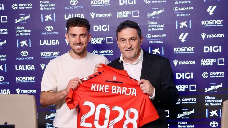 EN DIRECTO: rueda de prensa de renovación de Kike Barja con Osasuna