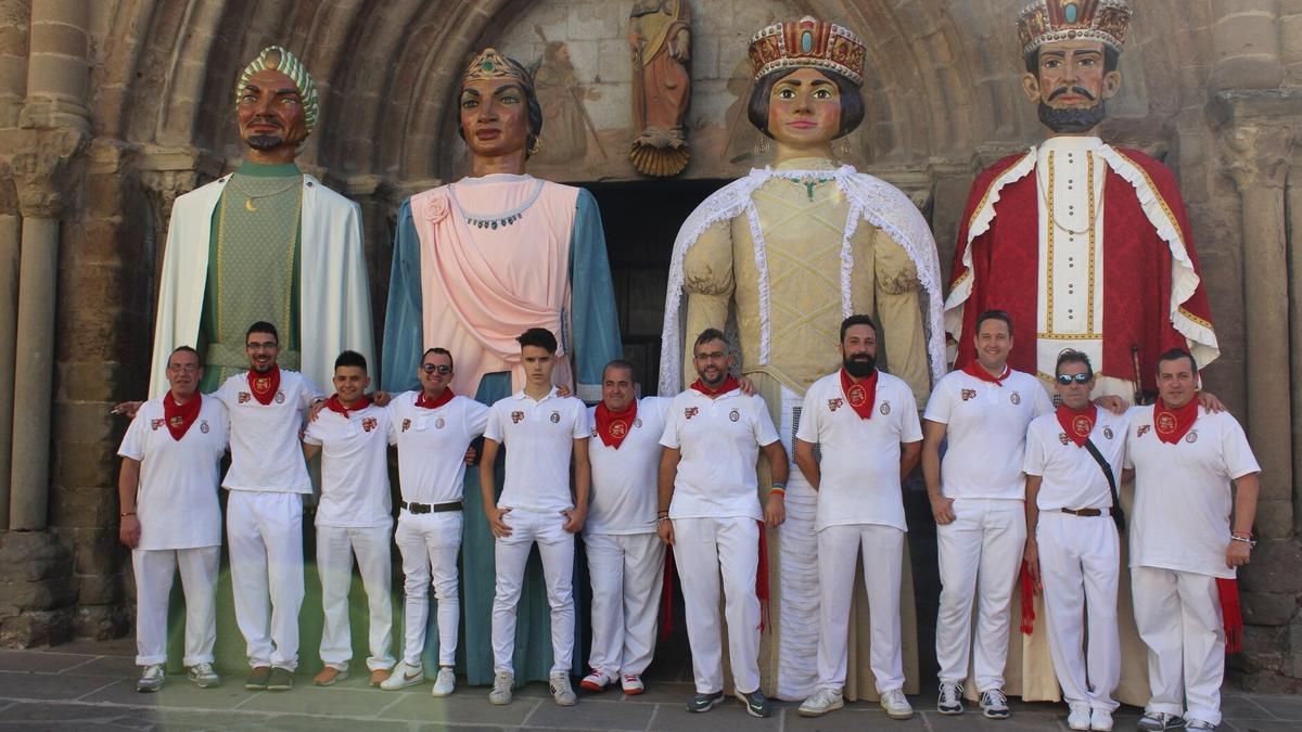 Comparsa de Gigantes de Sangüesa.
