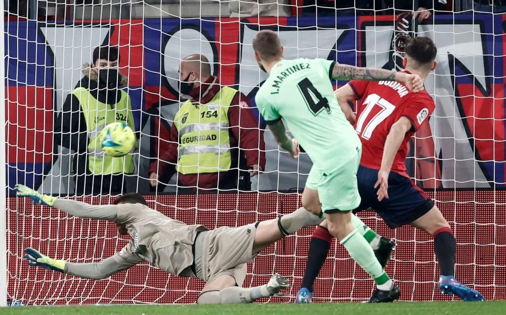 Imágenes del Osasuna-Athletic