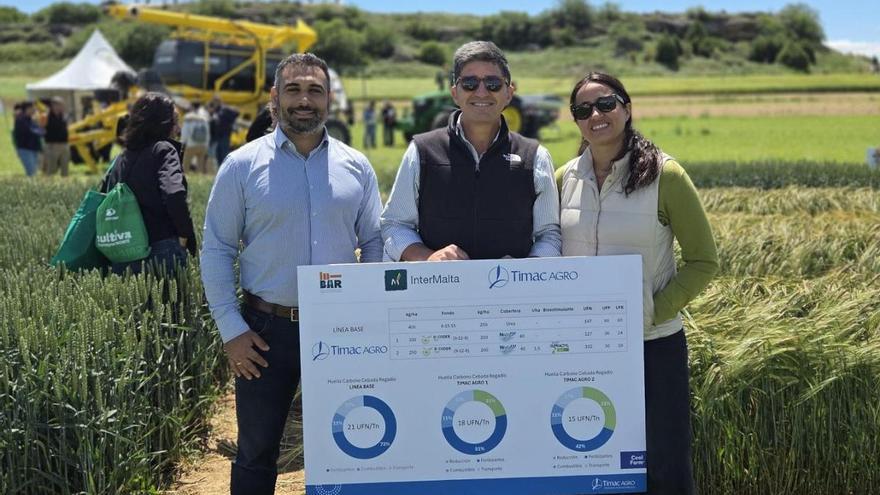 TIMAC AGRO e Intermalta, con presencia en Navarra, impulsan una cebada más sostenible