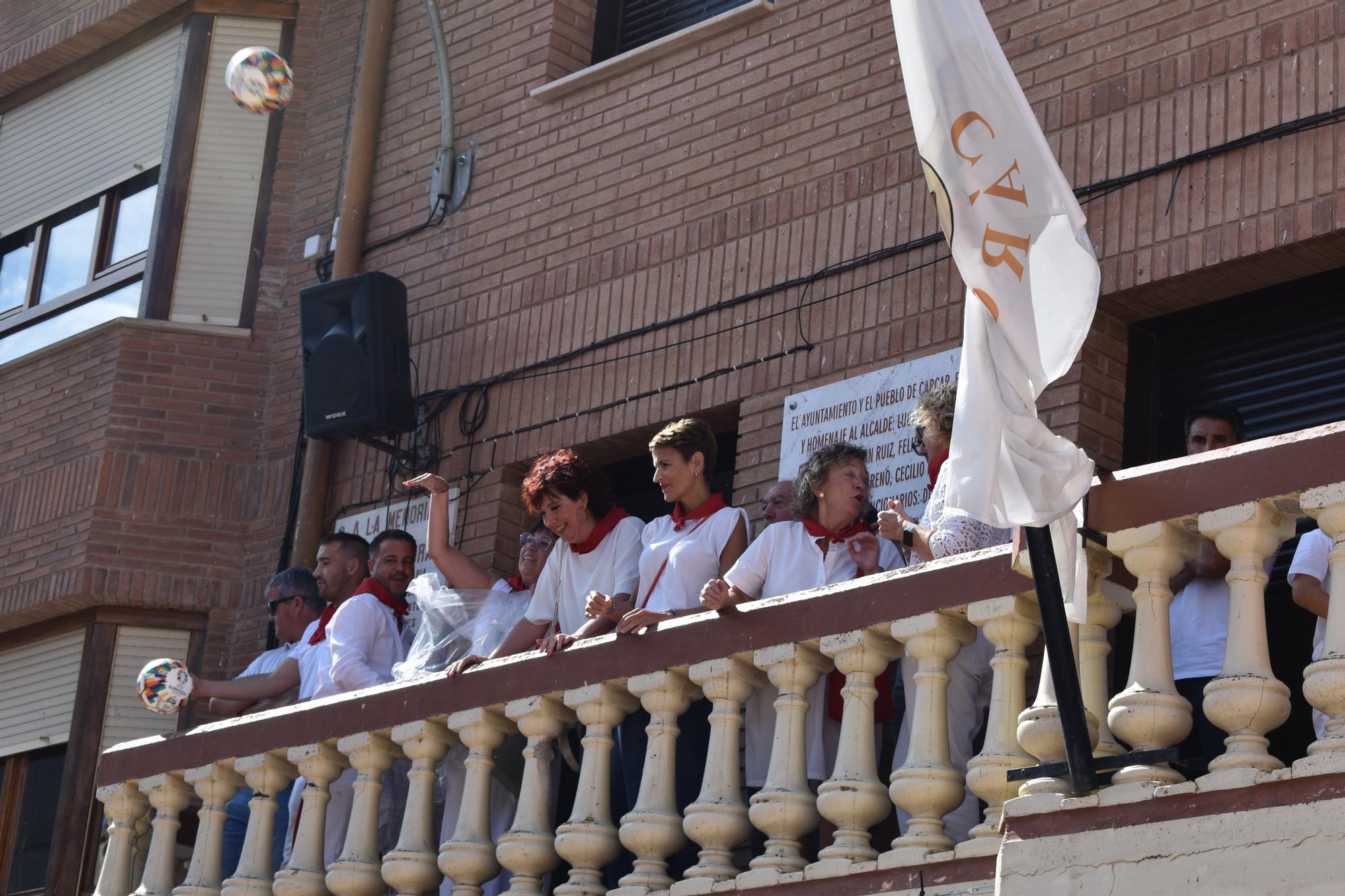 Fotos del cohete de fiestas de Cárcar 2025