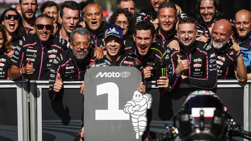 Bezzecchi desencadena el optimismo en Aprilia