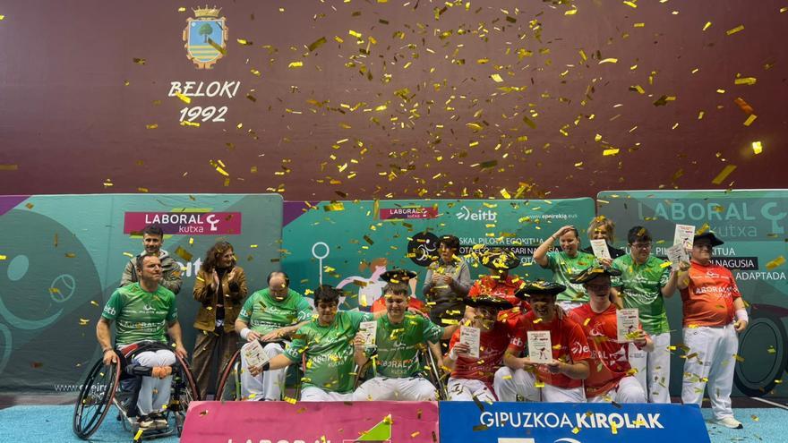 Senperena-Lizaso sufren para ganar en Zumarraga