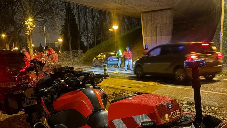 Huida temeraria por la comarca de Pamplona: detenido en Sarriguren tras poner en peligro a peatones y conductores