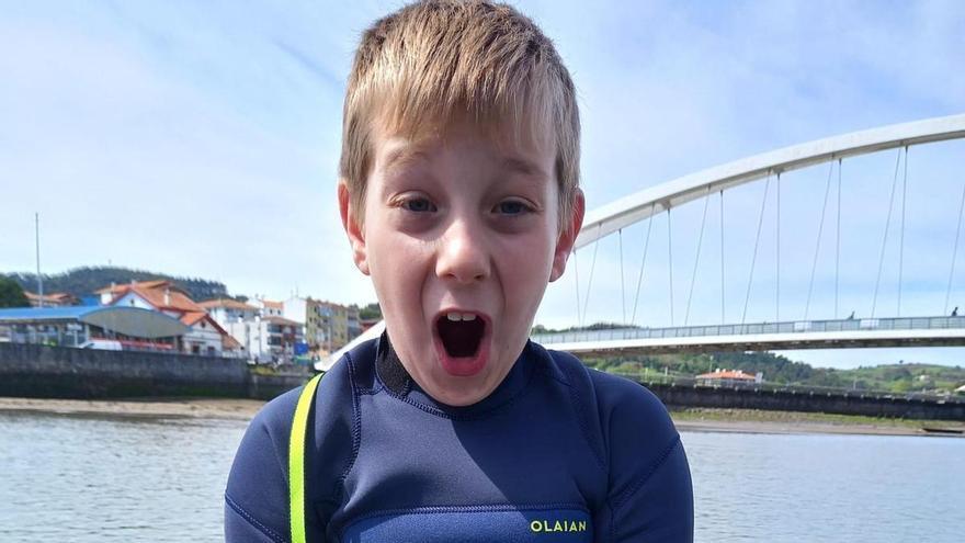 El ‘pequeño arqueólogo’ Markel Cidon Uria localiza un nuevo ‘tesoro’