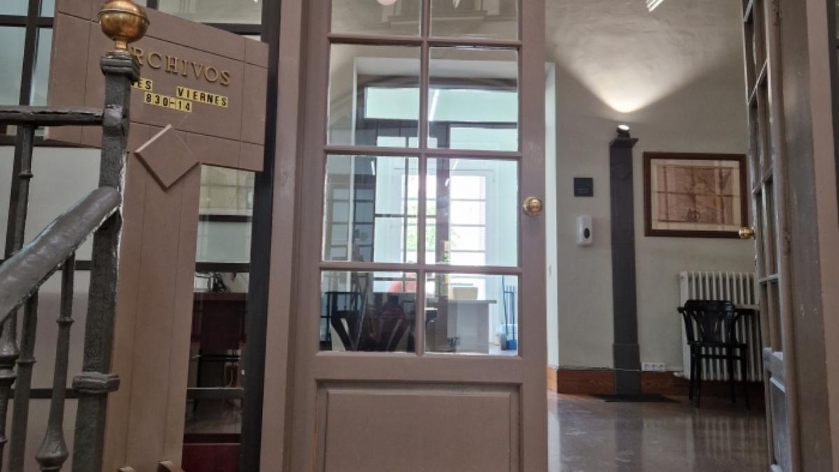 Entrada del Archivo Municipal de Tudela.