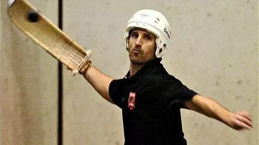 Eneko Pelletrat, en una imagen en su etapa de pelotari