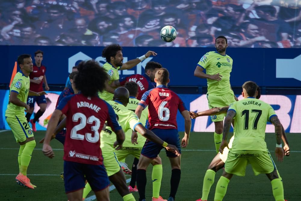 Imágenes del Osasuna Getafe este domingo en El Sadar