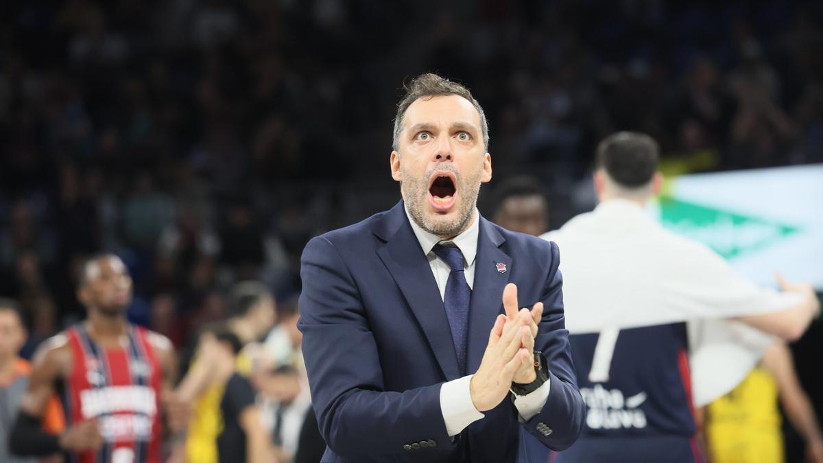 Paolo Galbiati, durante la victoria del domingo contra el Tenerife.