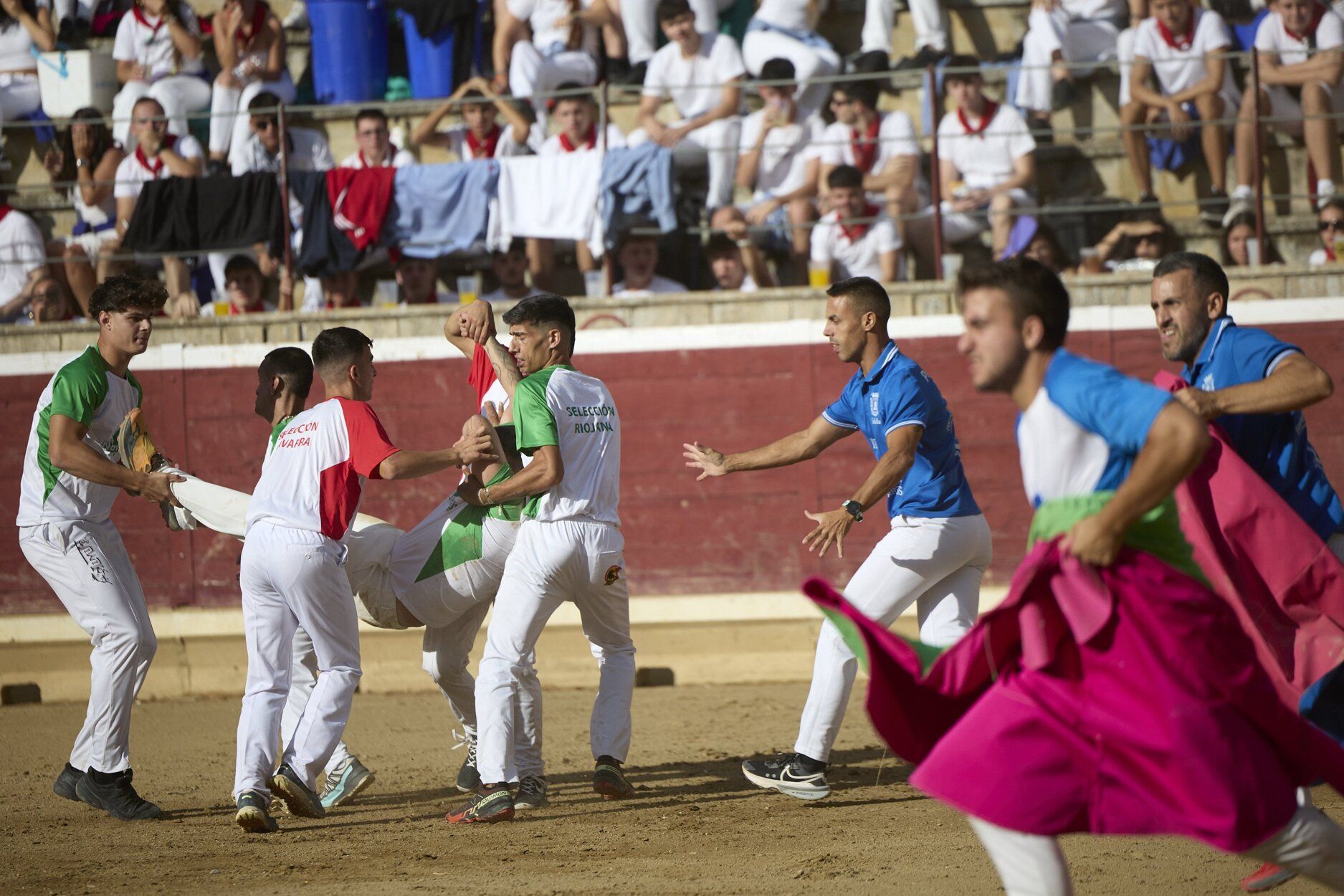Fotos del concurso de recortadores de fiestas de Tafalla