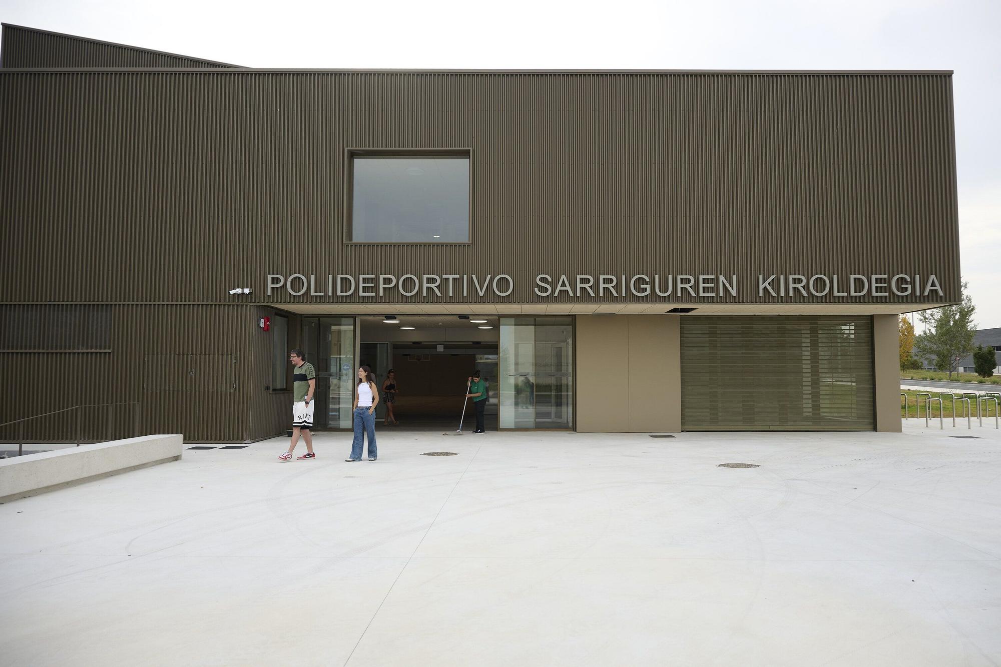 Fotos del nuevo polideportivo de Valle de Egüés