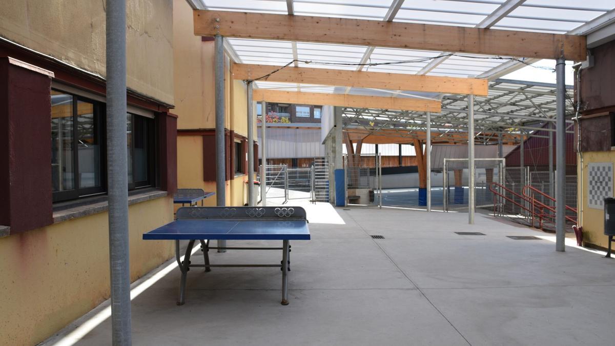 La nueva cubierta del colegio Cristóbal Gamón