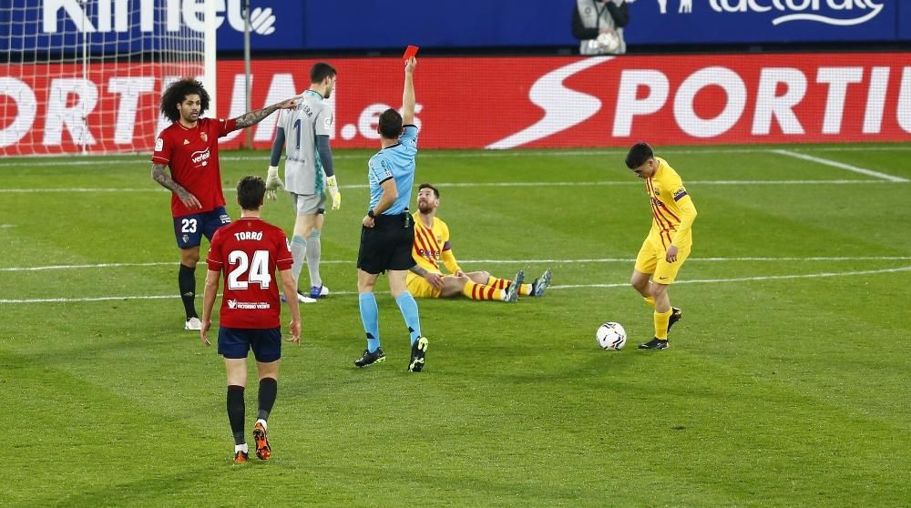 Imágenes del partido Osasuna-Barcelona