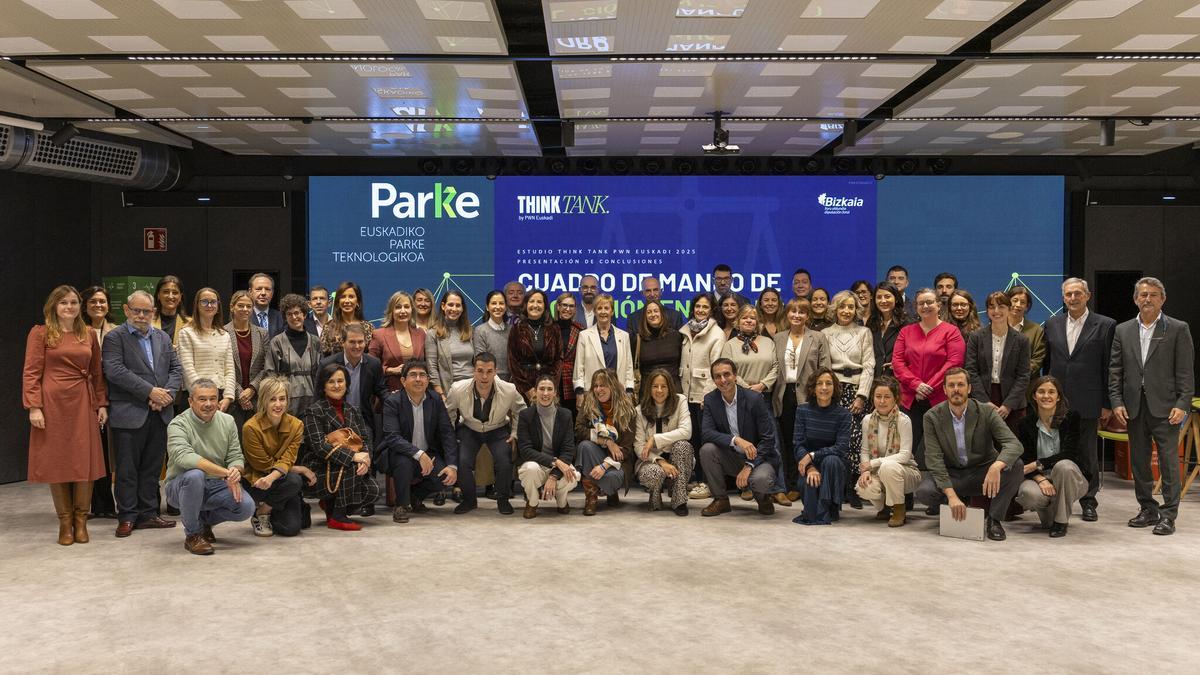 Foto de grupo de trabajo Think Tank.