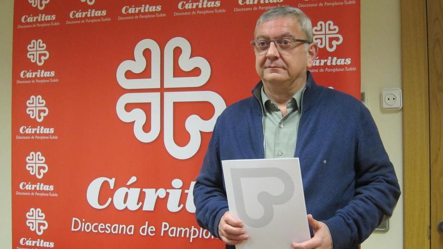 El director de Cáritas Diocesana de Pamplona-Tudela, Angel Iriarte