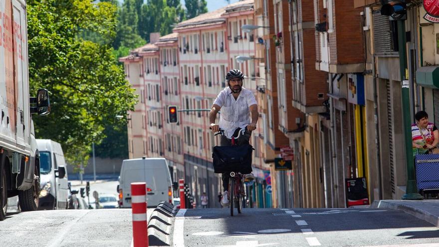 Pamplona pide 7,6 millones de fondos europeos para ampliar carriles bici, aparcamientos disuasorios y mejorar entornos