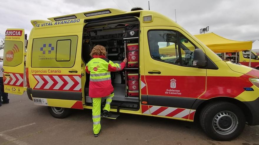 Herido grave un niño de 12 años tras caerse desde varios metros de altura en un camino de La Laguna