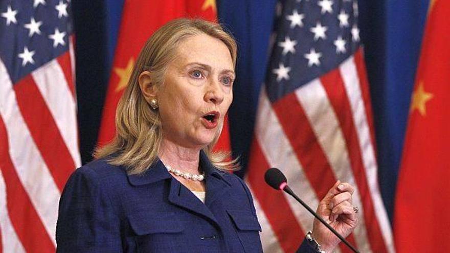 La secretaria de Estado norteamericana, Hillary Clinton