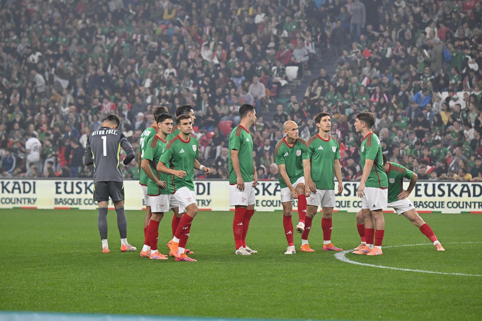 Las imágenes del Euskal Selekzioa - Palestina