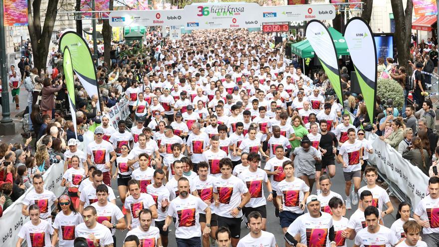 La Herri Krosa reúne a 9.147 participantes en Bilbao