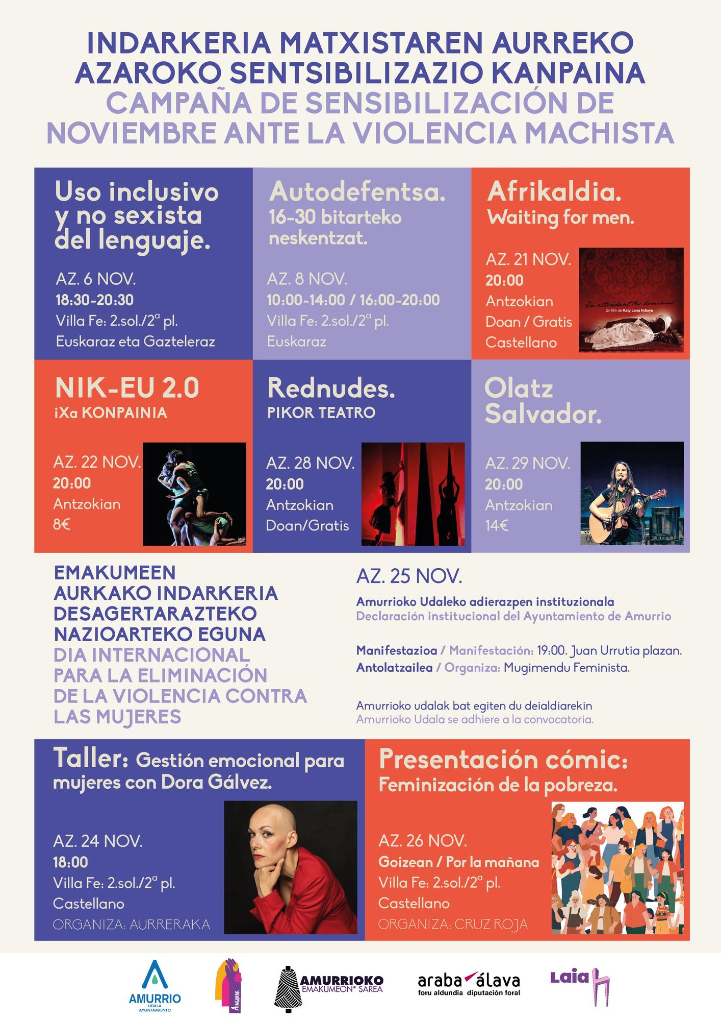 Programa 25N en Amurrio