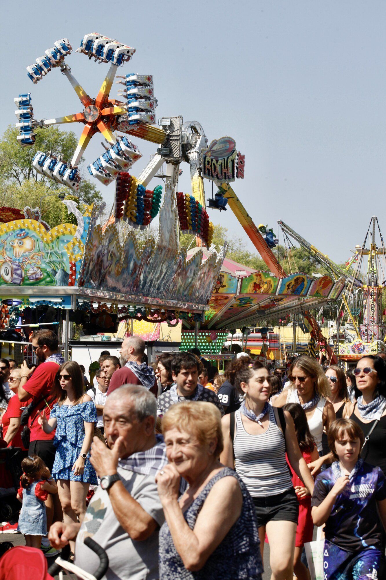 Las barracas, epicentro de la fiesta