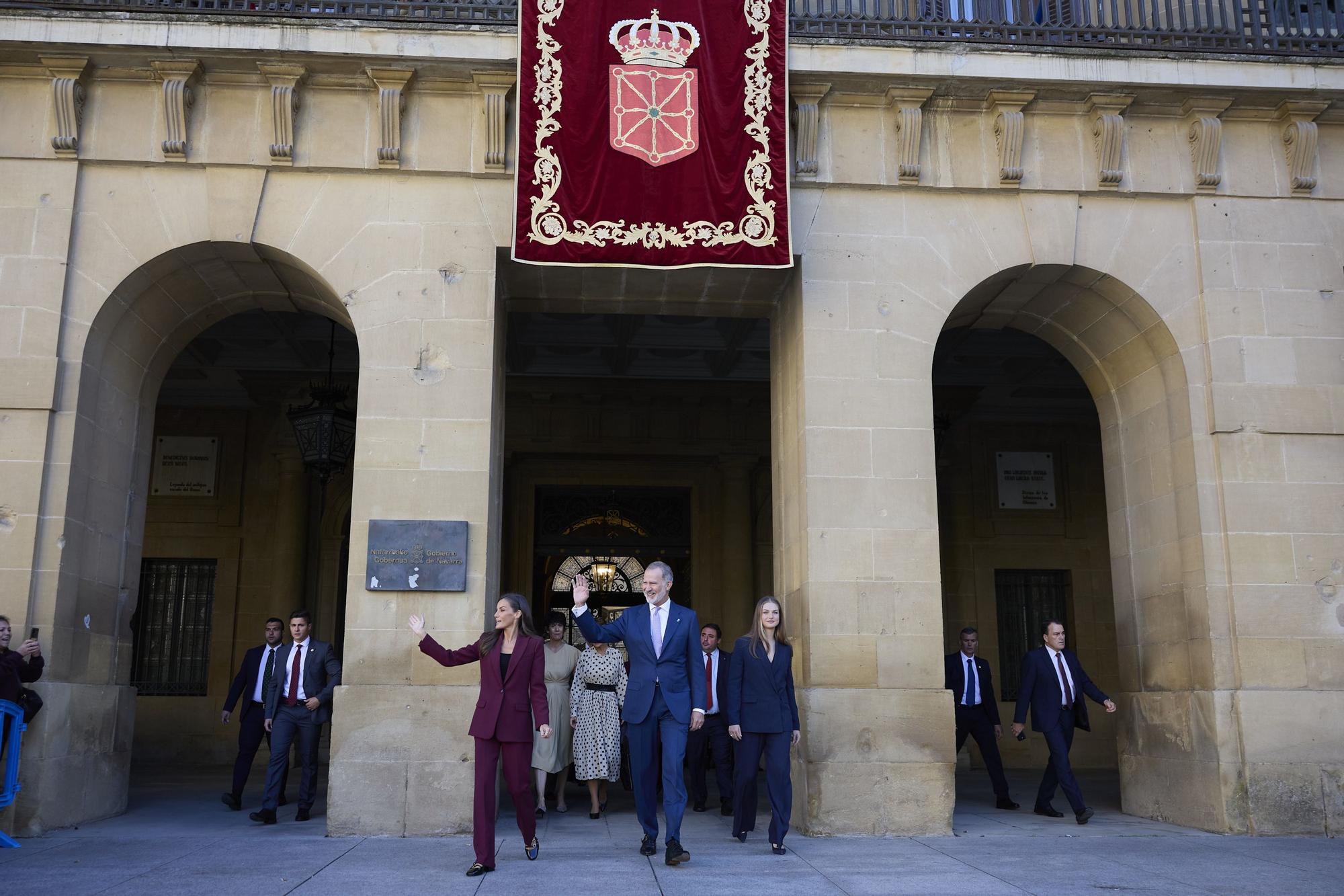 Visita de Felipe de Borbón, Leonor y Letizia a Navarra (viernes 26 de septiembre de 2025)