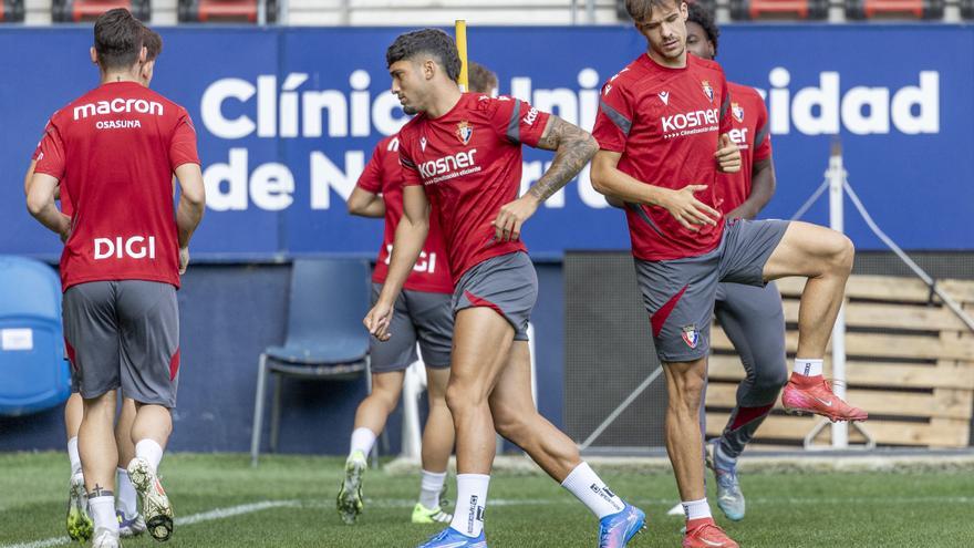 Fotos del entrenamiento de Osasuna del miércoles 17 de septiembre