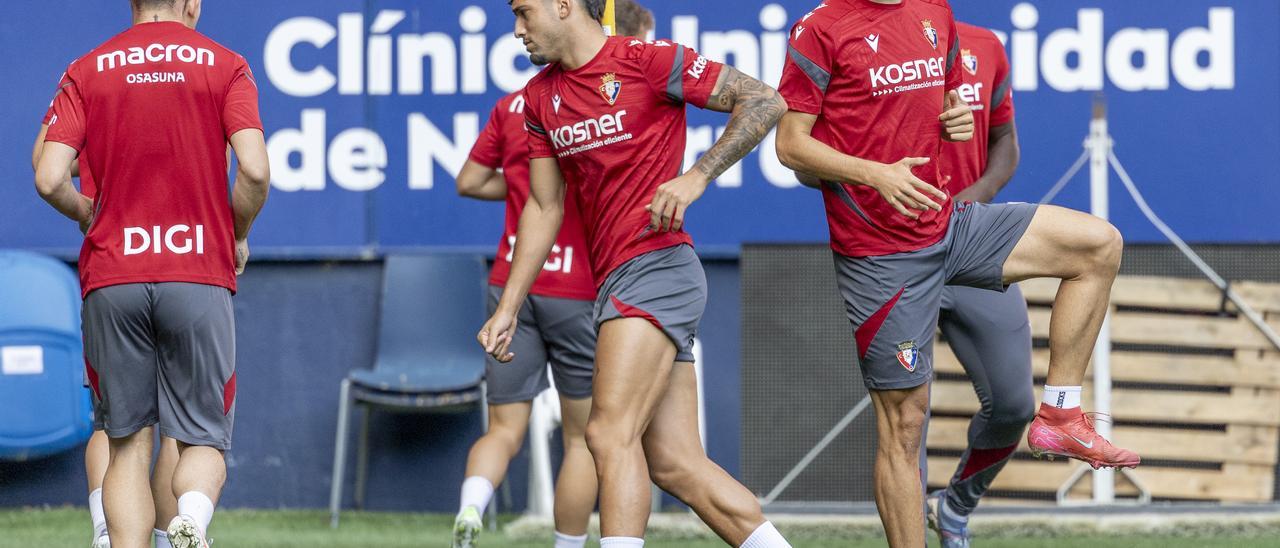 Fotos del entrenamiento de Osasuna del miércoles 17 de septiembre