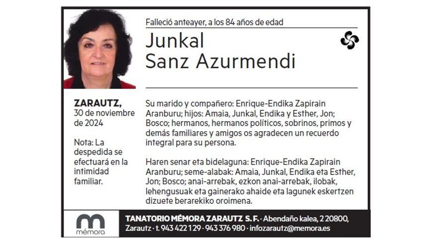 JUNKAL SANZ AZURMENDI