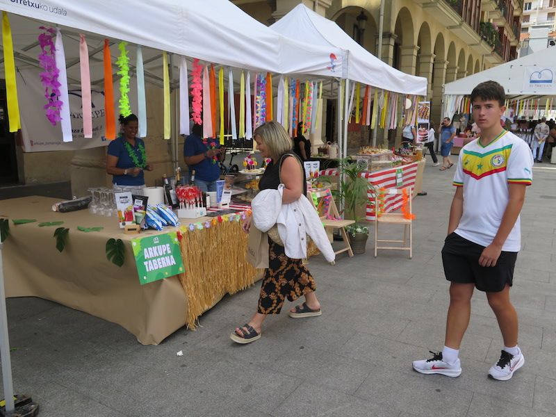 Feria de Verano de la asociación de comerciantes de Urretxu y Zumarraga