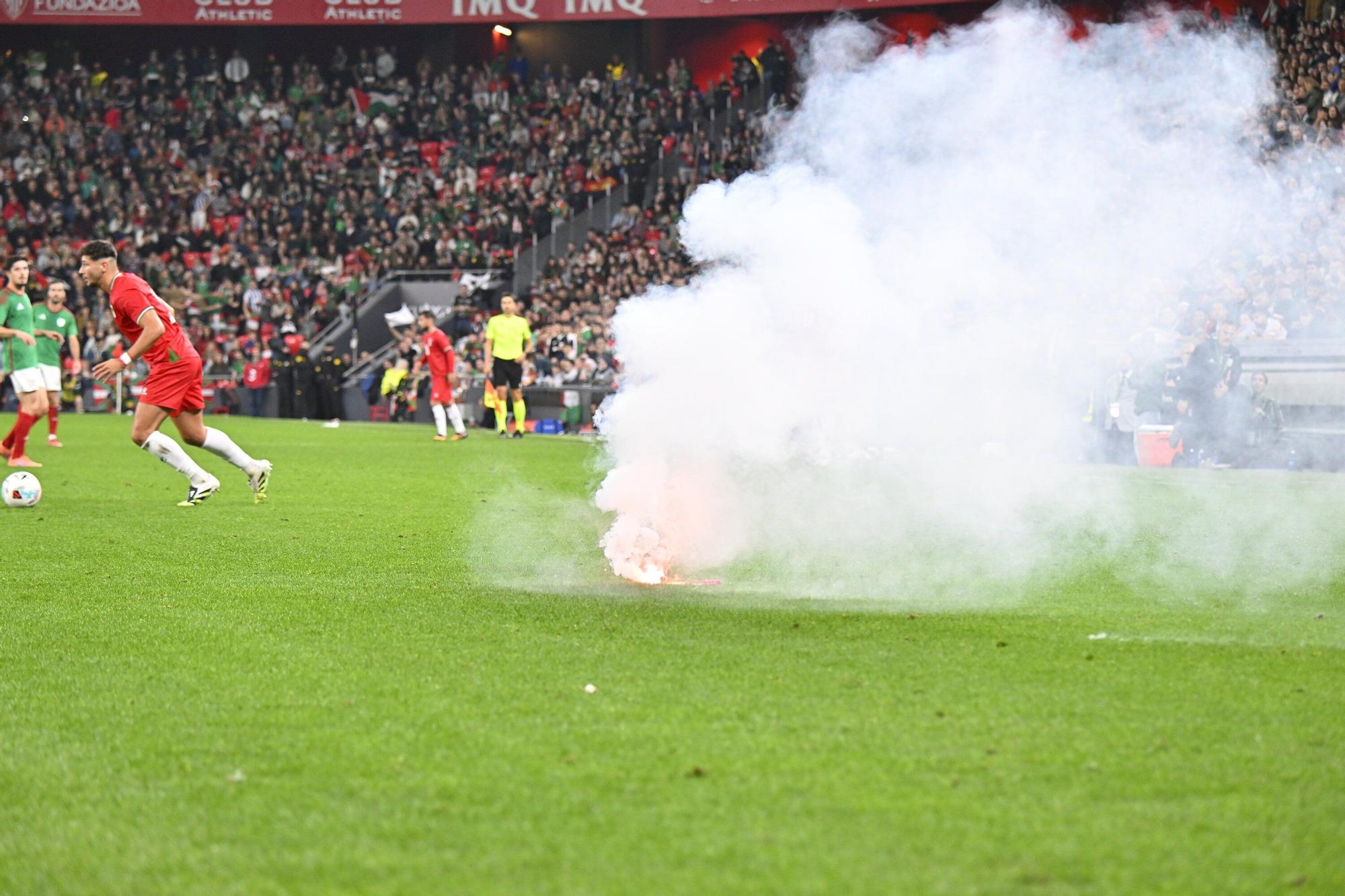 Las imágenes del Euskal Selekzioa - Palestina