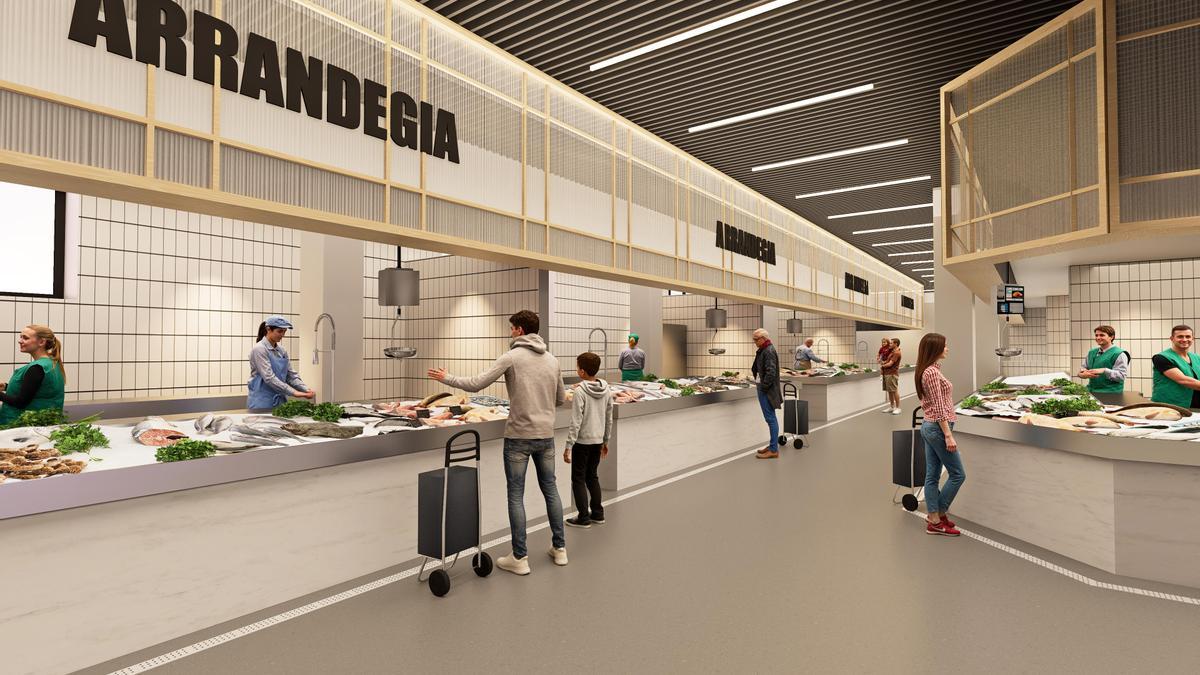 Así serán las pescaderías de La Bretxa