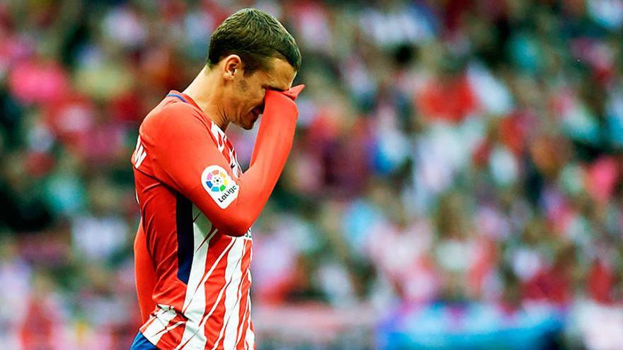 Griezmann dijo que se quedaba antes de la pitada