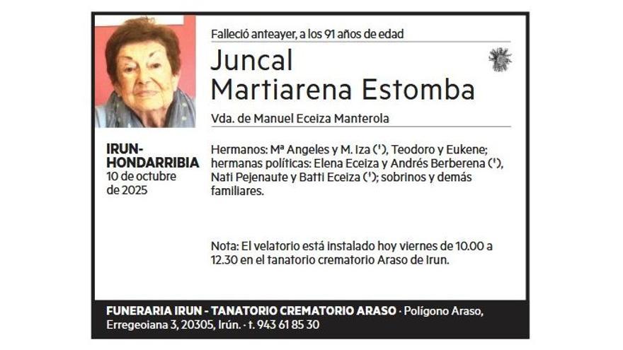 Juncal Martiarena Estomba