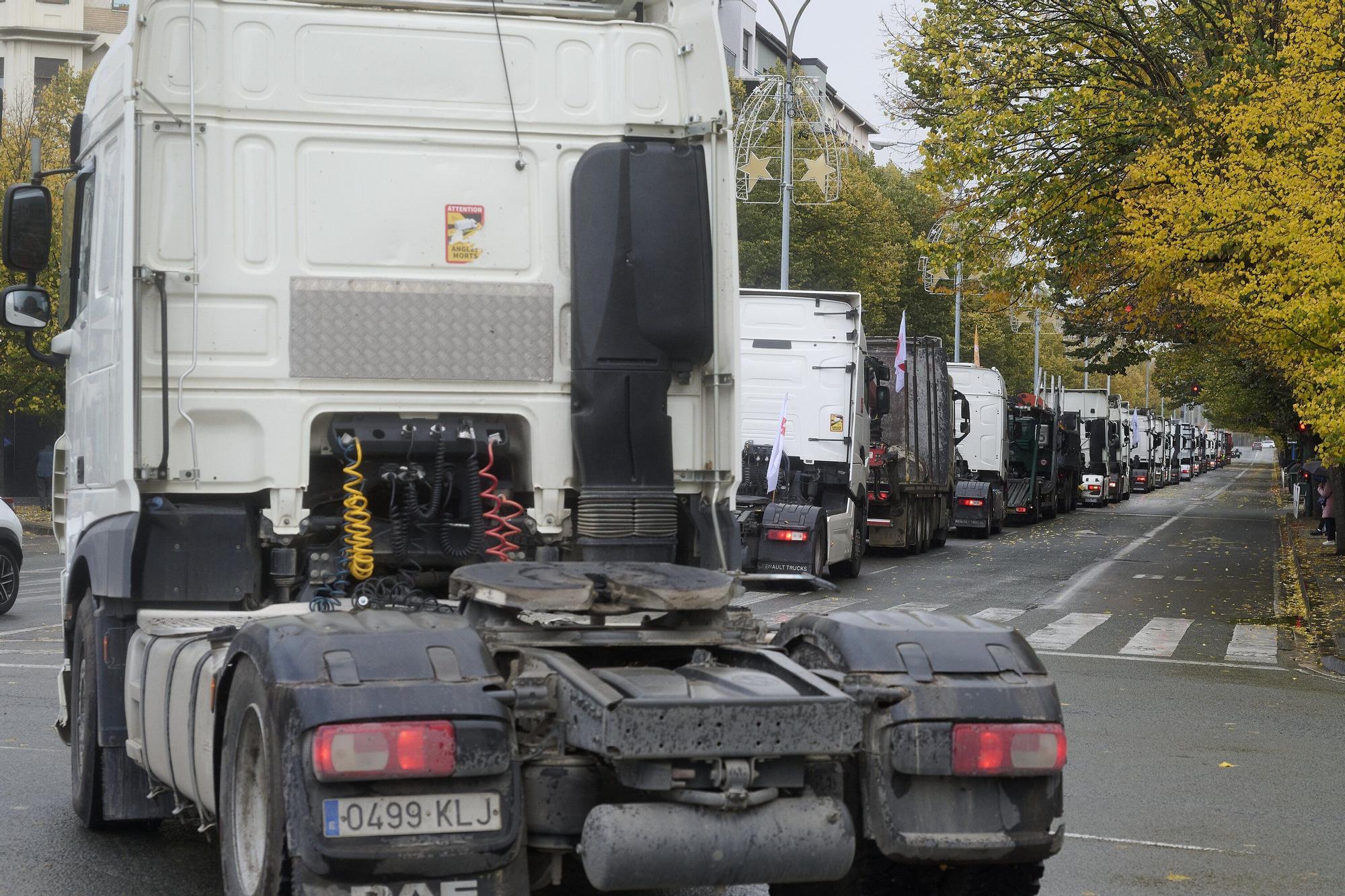 Fotos de la camionada en Pamplona (sábado 8 de noviembre de 2025)