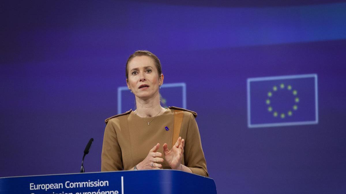 La alta representante de la UE para Asuntos Exteriores, Kaja Kallas